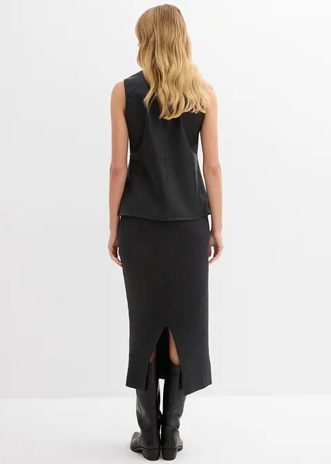 Jupe en maille 100% coton, bonprix