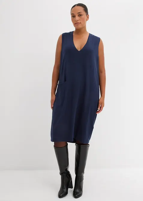 Robe en maille 100% coton, bonprix