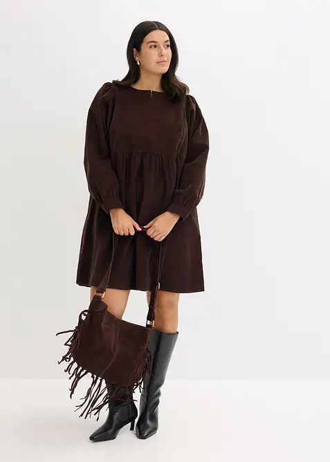 Robe en velours côtelé, bonprix