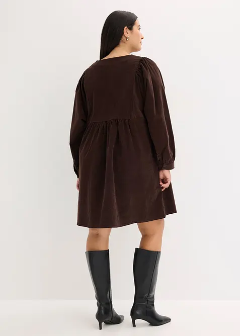 Robe en velours côtelé, bonprix