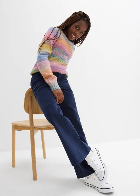 Pantalon en velours côtelé doux, bonprix