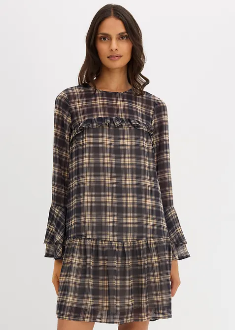 Robe en mousseline à volants, bonprix