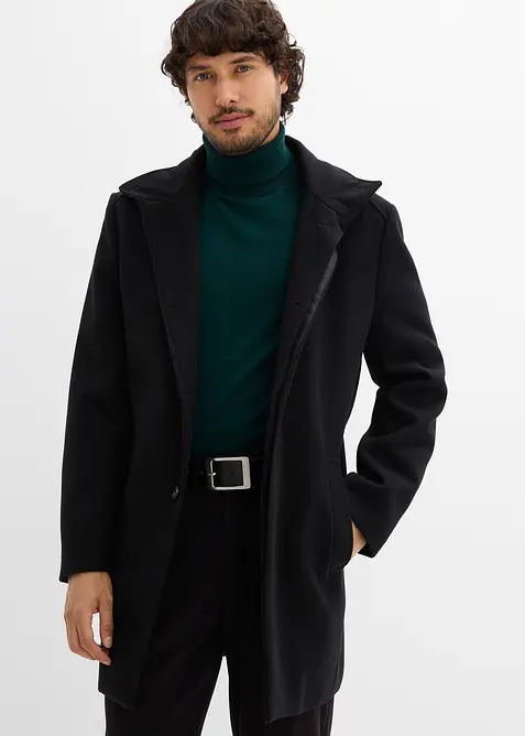 Manteau court aspect laine, bonprix