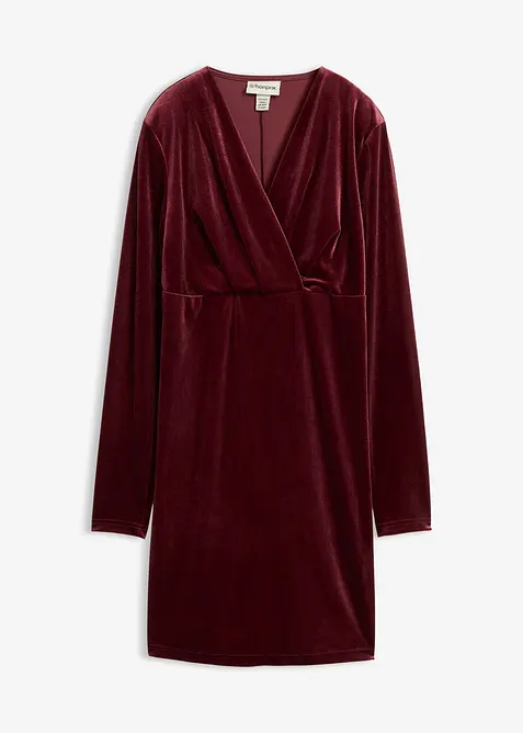 Robe de grossesse et d’allaitement en velours doux, bonprix