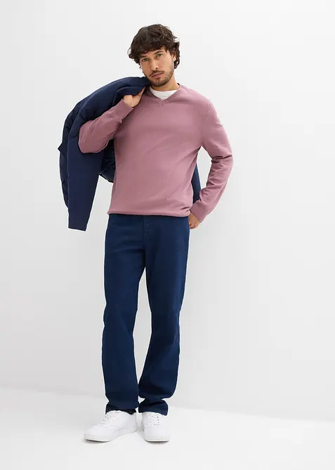 Pull doux en fine maille de coton majoritaire, bonprix