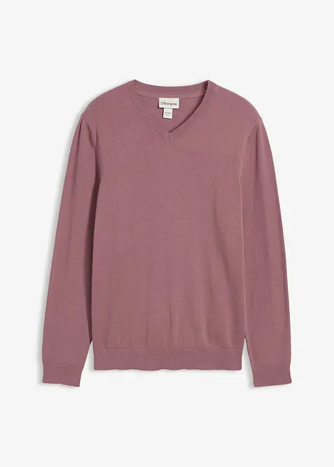 Pull doux en fine maille de coton majoritaire, bonprix