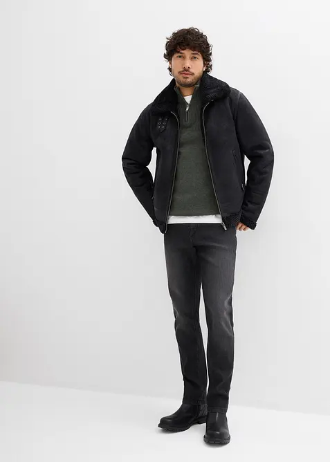 Jean slim extensible et léger, droit, bonprix