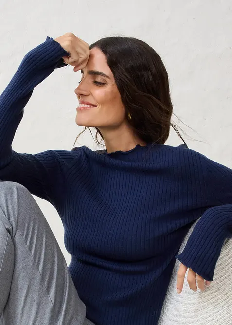 Pullover aus superfeiner Merinowolle, bonprix