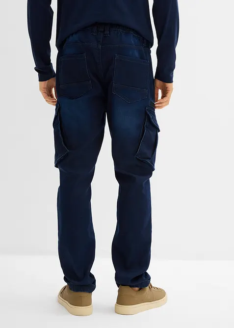 Jogger droit effet jean, regular, bonprix