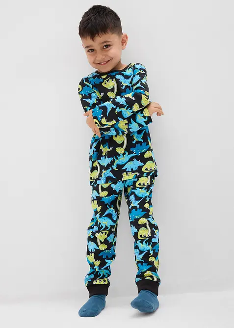 Pyjama aus reiner Bio-Baumwolle, bonprix