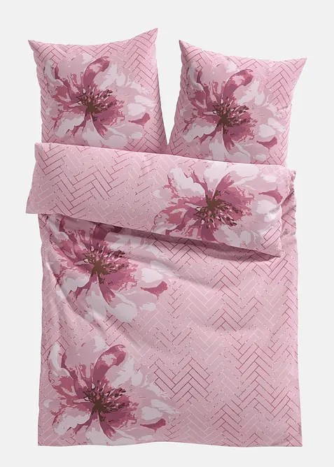 Bettwäsche mit Blüten, bonprix