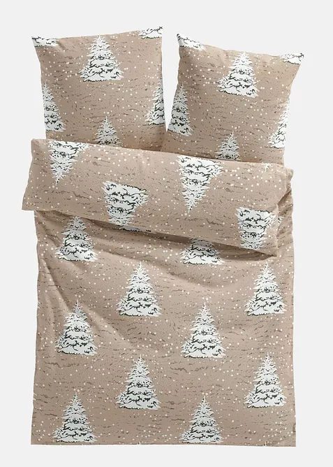 Bettwäsche mit Tannenbäumen, bonprix