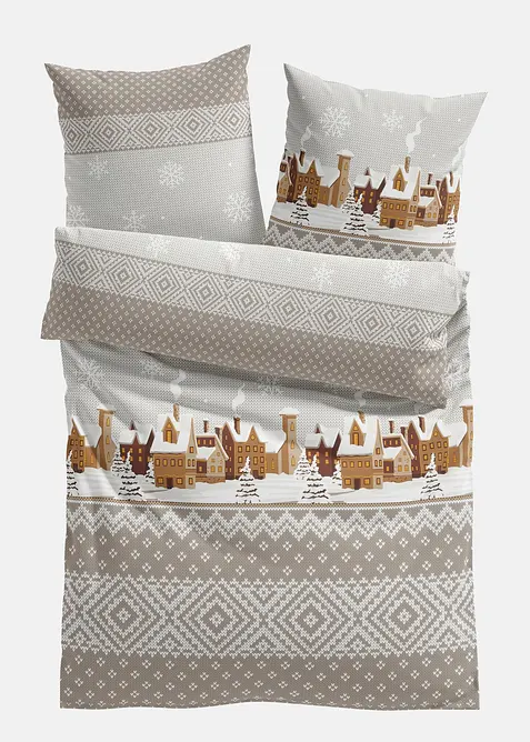 Bettwäsche mit Häusern, bonprix
