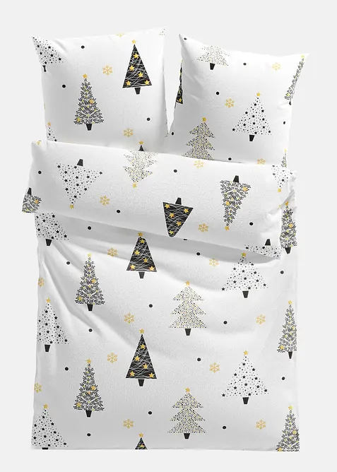 Bettwäsche mit Tannenbäumen, bonprix