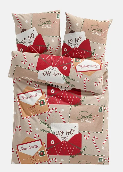 Parure de lit motif carte de Noël, bonprix