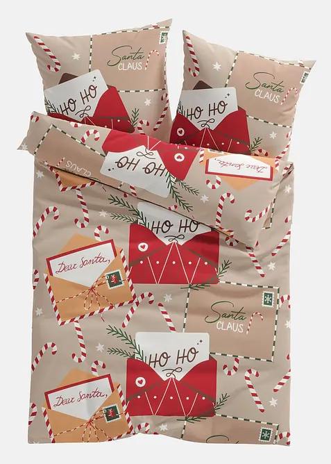 Bettw&auml;sche mit Weihnachtsbrief, bonprix