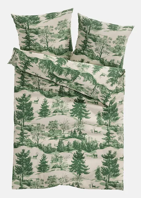 Bettw&auml;sche mit Waldlandschaft, bonprix