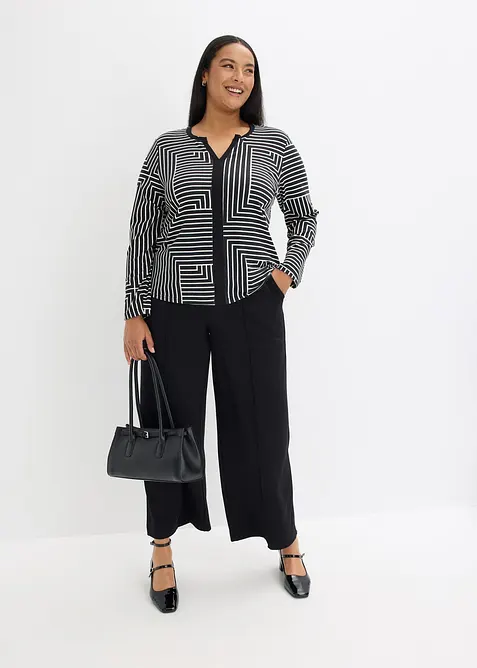 Viskose Langarmshirt, bonprix