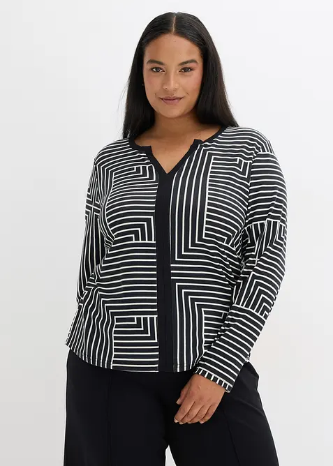 Viskose Langarmshirt, bonprix