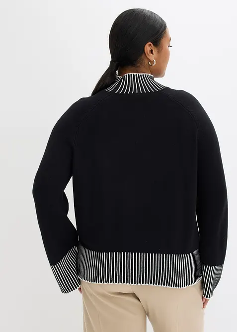 Pull &agrave; col montant, bonprix