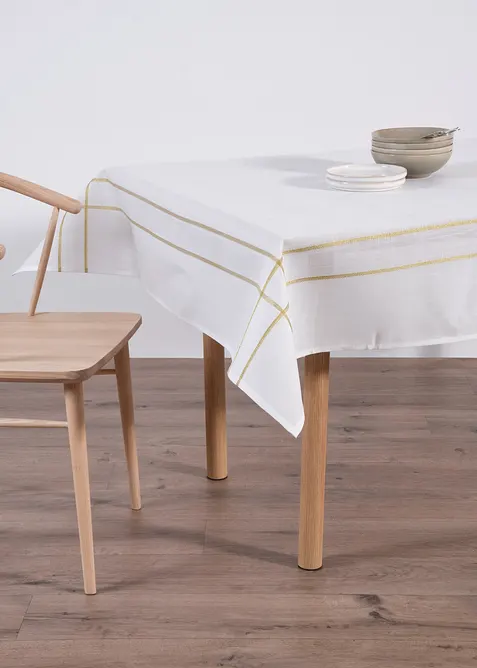 Jacquard Tischdecke mit Glanzgarn, bonprix