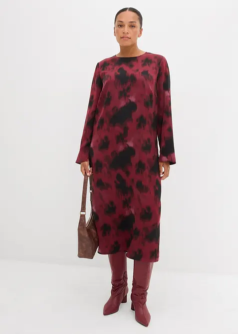 Midikleid aus Satin, bonprix