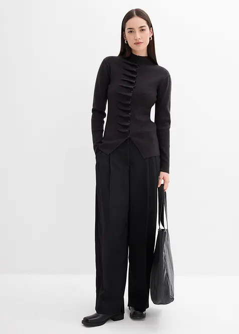 Feinstrickjacke aus softem Viskose-Mix, bonprix