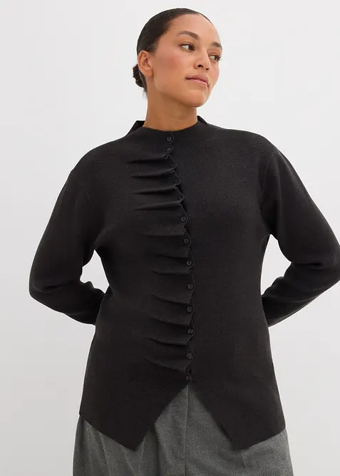 Feinstrickjacke aus softem Viskose-Mix, bonprix