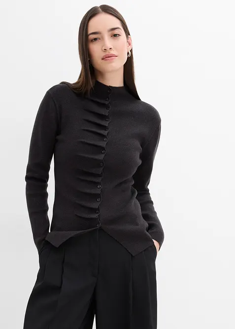 Feinstrickjacke aus softem Viskose-Mix, bonprix