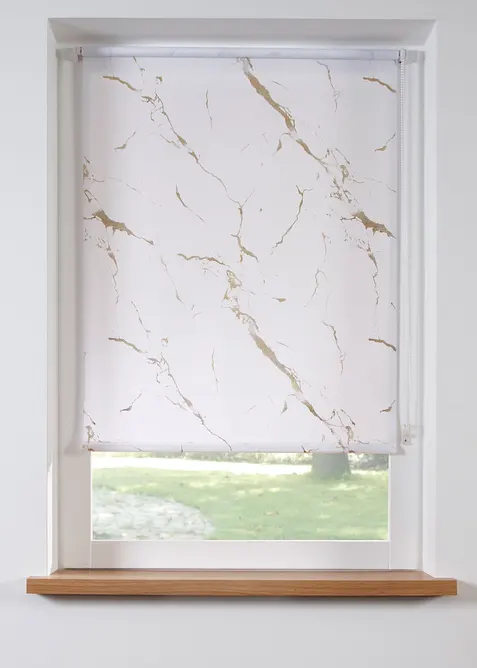 Sichtschutzrollo mit Glanzdruck, bonprix