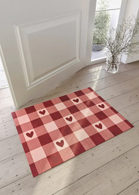 Paillasson motif cœurs, bonprix