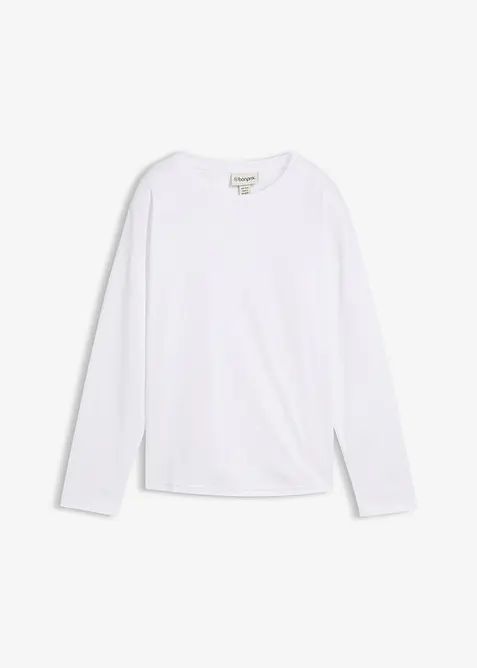 Langarmshirt mit Seidenanteil, bonprix