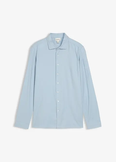 Chemise business en flanelle 100% coton, slim, bonprix