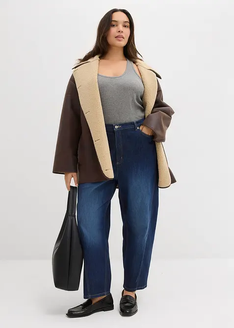 Baggy-Jeans High Waist, bonprix