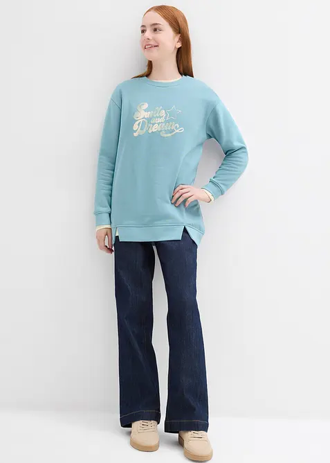 Oversize-Sweatshirt aus reiner Bio-Baumwolle, bonprix