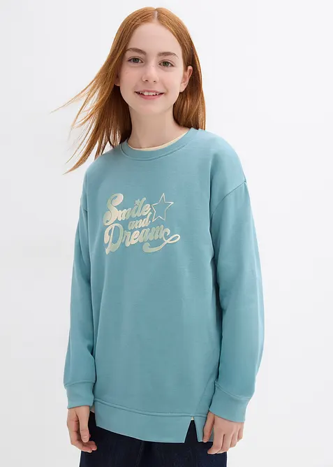 Oversize-Sweatshirt aus reiner Bio-Baumwolle, bonprix