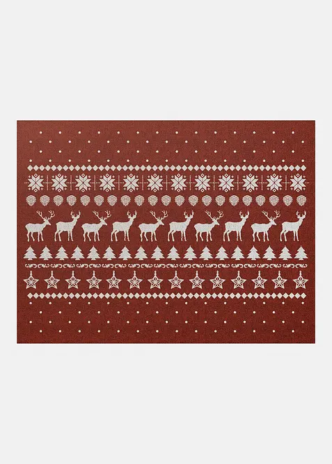Fußmatte mit weihnachtlichem Printdesign, bonprix