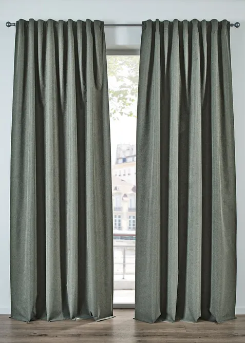 Verdunkelungsvorhang mit beschichteter R&uuml;ckseite, auch in extralang (1er Pack), bonprix