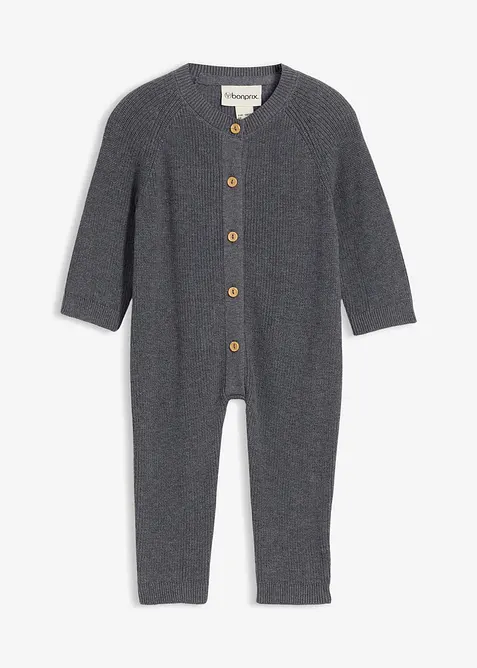 Combinaison en maille 100% coton, bonprix