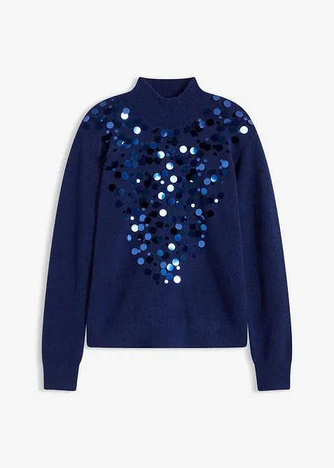 Pull à sequins, bonprix