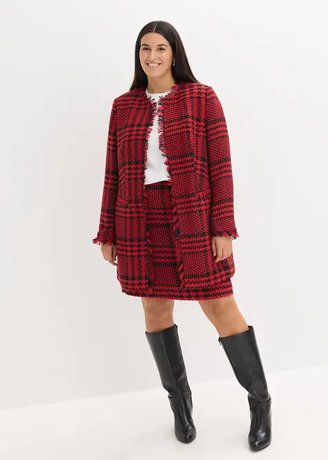 Rock aus softem Bouclégarn, bonprix