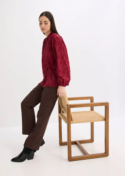 Schlupfbluse aus reiner Baumwolle, bonprix