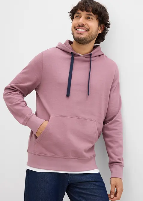 Sweat &agrave; capuche 100% coton, bonprix