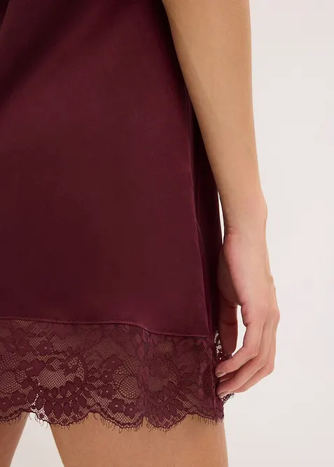Nuisette en satin et dentelle, bonprix