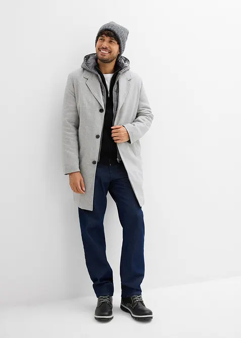 Manteau blazer 2en1 à capuche amovible, bonprix