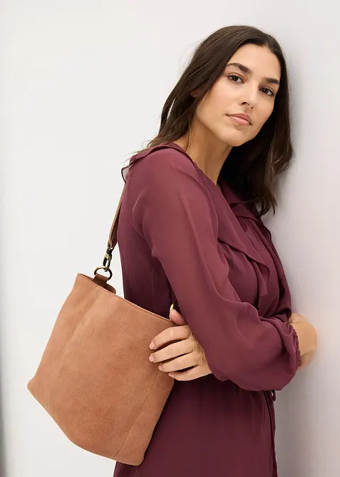 Wildleder Handtasche, bonprix