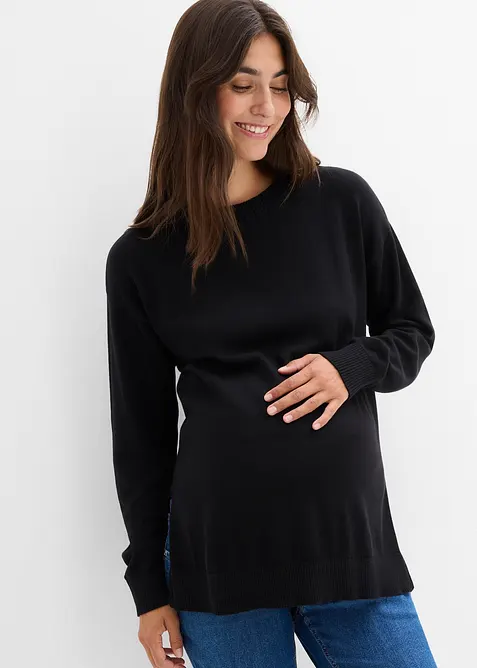 Pull de grossesse doux avec fentes pour l’allaitement, bonprix