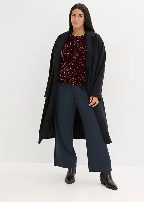 T-shirt &agrave; sequins, bonprix