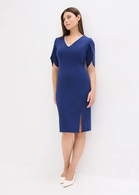 Etuikleid mit Perlenapplikation, bonprix