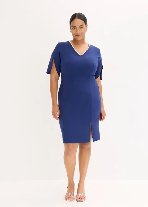 Etuikleid mit Perlenapplikation, bonprix